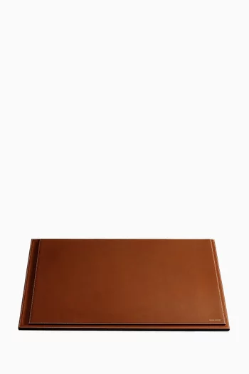 Brennan Blotter in Leather