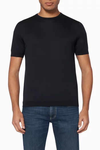 Knit Short-Sleeved T-Shirt