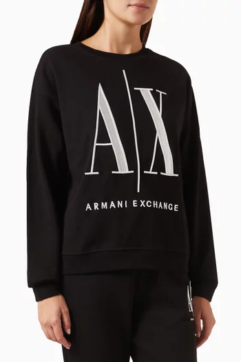 A|X Sweatshirt in Cotton     