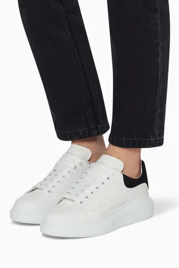 Oversized Leather Sneakers