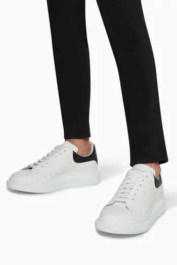 Oversized Sneakers in Leather