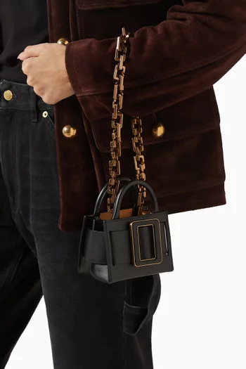 Micro Bobby Surreal Bag in Calfskin Leather