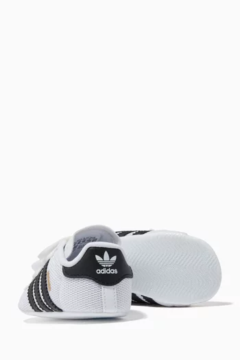 Superstar Crib Shoes in Calf Leather  