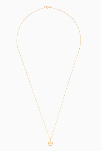 قلادة ماي برنسس ذهب بدلاية