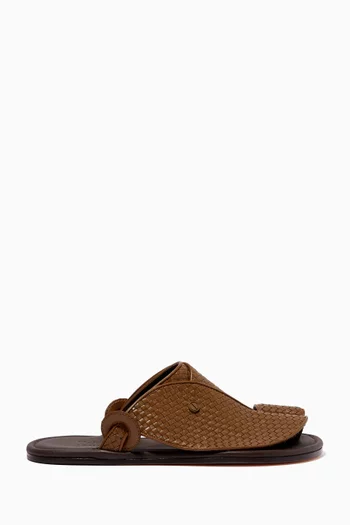 Arabian Softcalf Trecce Mini Sandals         