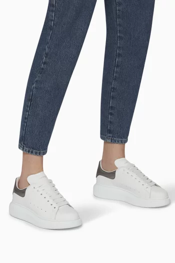 Oversized Leather Sneakers