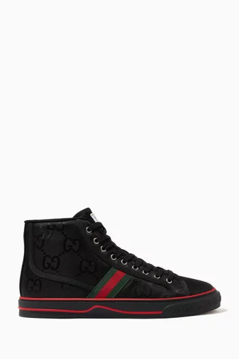 Off The Grid High Top Sneakers in GG Nylon  