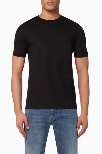 Eagle Monogram Jacquard Jersey T-Shirt