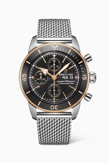 Superocean Heritage Chronograph 44 wth 18kt Red Gold 