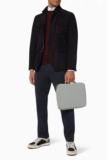 حافظة كمبيوتر محمول مقاس 13 بوصة جلد