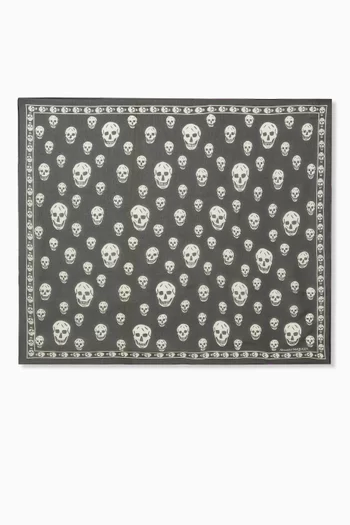 Classic Skull Scarf in Silk