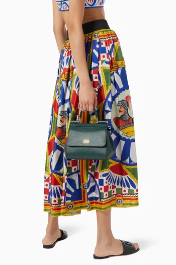 Medium Sicily Bag in Dauphine Leather