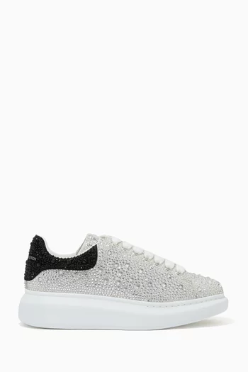 Oversized Sneakers in Crystals  