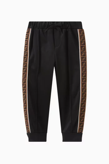 Logo-tape Sweatpants in Polyester-blend