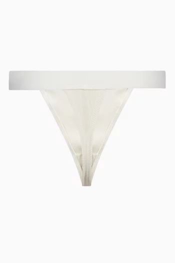 Cotton Rib Thong