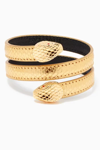 Serpenti Forever Cleopatra Bracelet in Karung Leather     