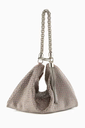 Callie Bag in Rhinestone-embellished Suede