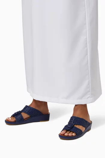 حذاء تشينغيا بيرسيينا مفتوح جلد عجل ناعم