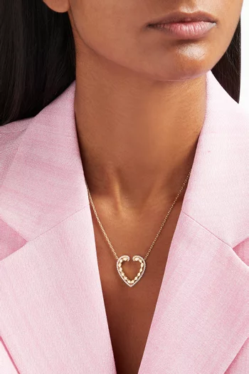 Aloria Diamond Pendant in 18kt Yellow Gold