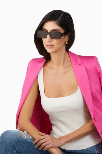 نظارة شمسية كيني مستطيلة أسيتات