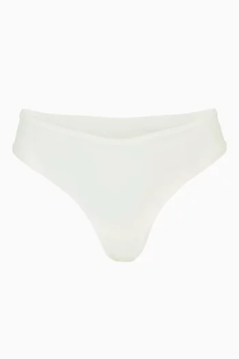 Cotton Jersey Dipped Thong          
