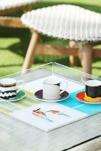 Sarb Espresso Cups & Saucers, Set of 2  