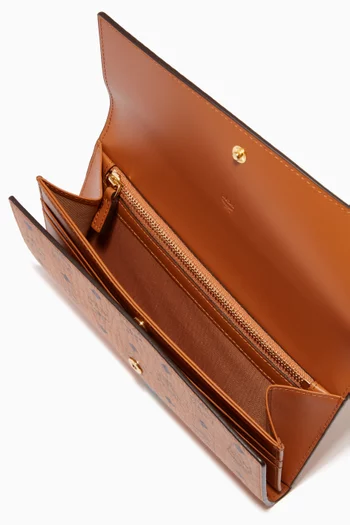 Large Trifold Wallet in Visetos Original  