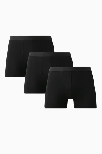 طقم بوكسر بشعار الماركة، 3 قطع