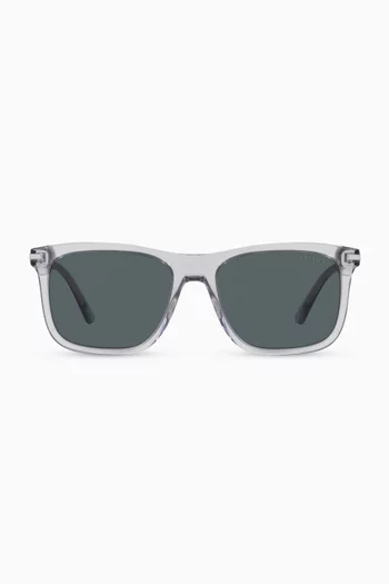 Square D-Frame Sunglasses in Acetate       