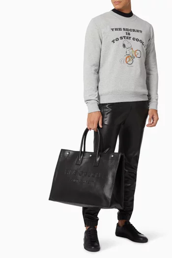 Large Rive Gauche Tote Bag in Smooth Leather   