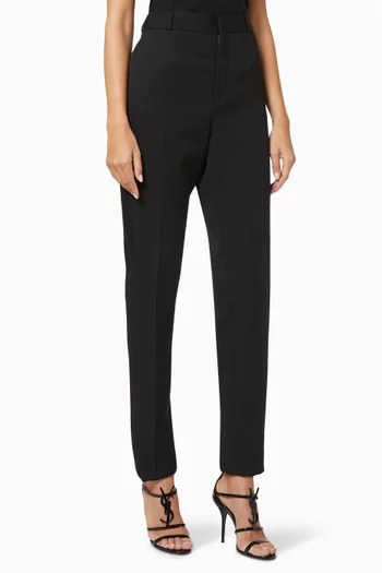 Tuxedo pants in grain de poudre, Saint Laurent