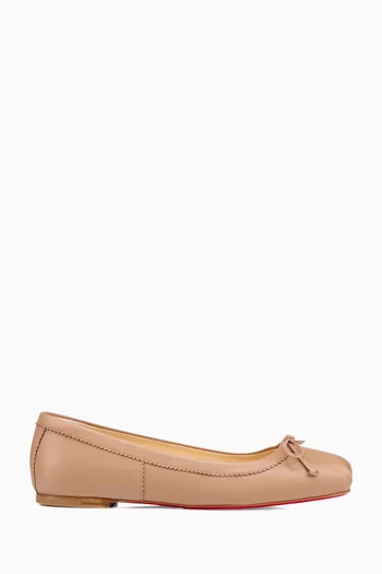 Mamadrague Square-toe Ballet Flats in Nappa