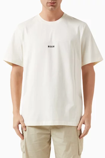 MSGM Micro Logo T-shirt in Jersey