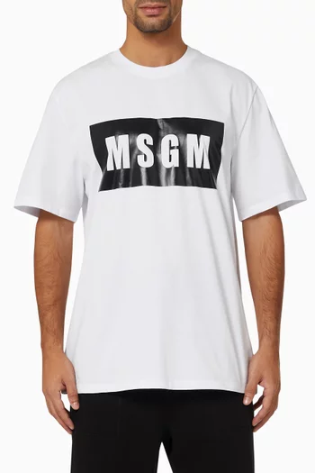 Logo Patch T-shirt in Jersey    