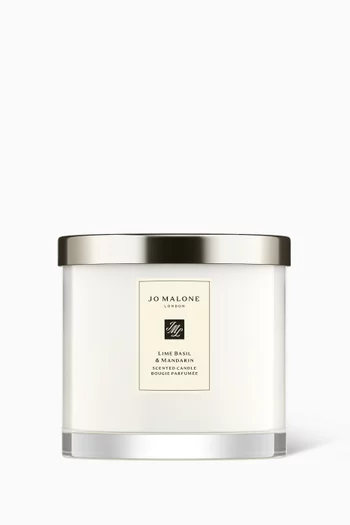 Lime Basil & Mandarin Deluxe Candle, 600g 