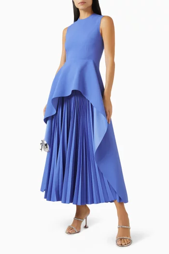 Severny Midi Dress in Satin