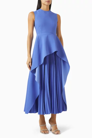 Severny Midi Dress in Satin
