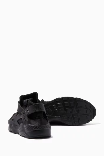 Huarache Run Sneakers in Leather & Textile     