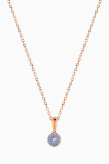Ara Diamond Necklace in 18kt Rose Gold   
