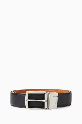 Reversible Belt in Leather