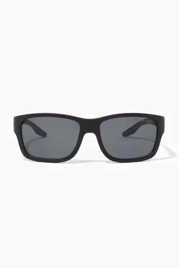 Pilot Sunglasses in Nylon Fibre  