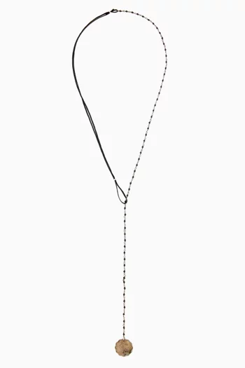 The Alessio Necklace in Silver Plating      