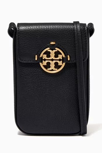 Miller Phone Crossbody Bag in Leather  