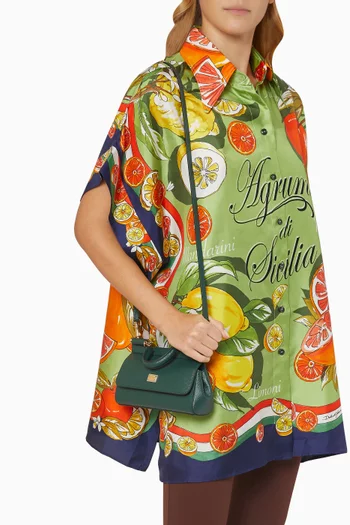 حقيبة ميس سيسيلي ايست ويست صغيرة جلد دوفين