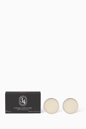 34 Boulevard Saint Germain Solid Perfume Refills, Pack of 2 