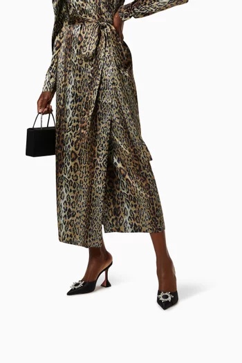 Begum Mules in Satin     