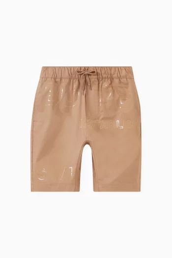 Tonal Shorts in Cotton 