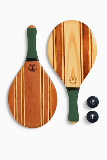 Leblon Beach Bat Set in Upcycled Wood