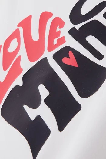 تي شيرت جيرسيه بطبعة Love Moncler