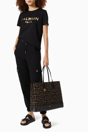 Logo T-shirt in Cotton Jersey    